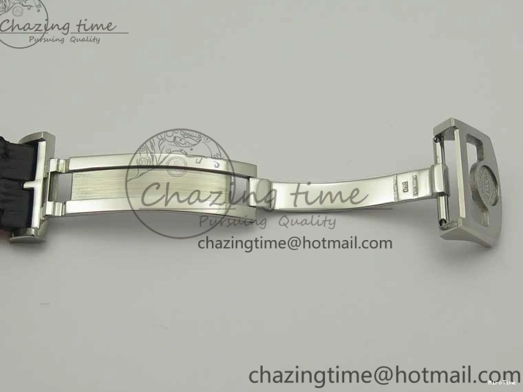 MIROTIME 0516 Portuguese Chrono SS ZF 1:1 Best Edition Gray Dial SS On Black Leather Strap A ZipUp 7215